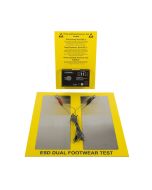 The ESD1623 Dual foot plate and ESD wrist strap tester.